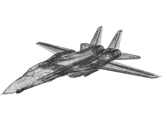 F-14D Tomcat 3D Model preview