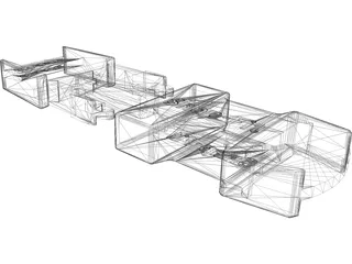 Snap Fit Buckle 3D Model preview