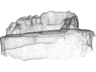 Teeth Stamp 3D Model preview