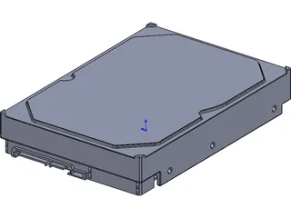 Seagate HDD 3D Model preview