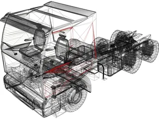 Renault Premium 370 3D Model preview