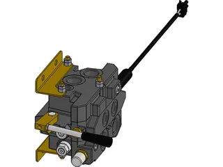 Spool Valve 12 Volt 3D Model preview