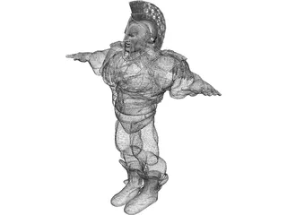 Spartan 3D Model preview