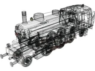 CC201 Locomotive 3D Model preview
