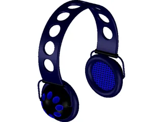 Headphones 3D Model preview
