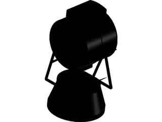 Ship Spotlight 3D Model preview