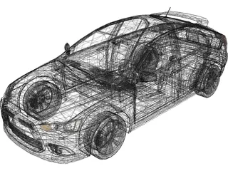 Mitsubishi Lancer Sportback (2009) 3D Model preview