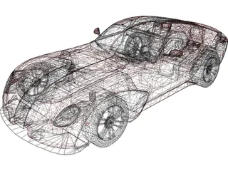 Devon GTX Prototype 3D Model preview