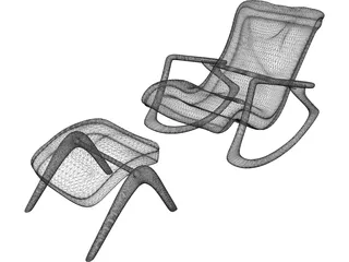 Armchair 3D Model preview