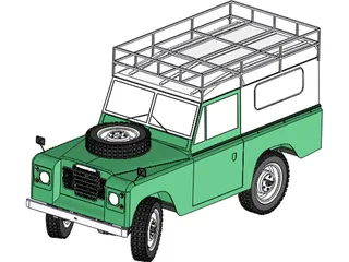Land Rover 3D Model preview