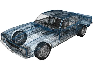 Chevrolet Camaro SS (1967) 3D Model preview