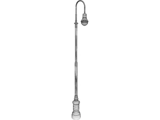 Street Lamp 3D Model preview