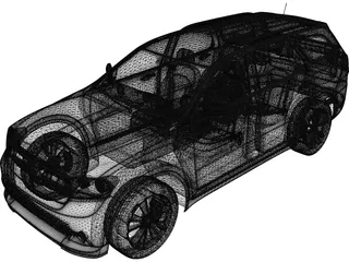 Dodge Durango (2011) 3D Model preview