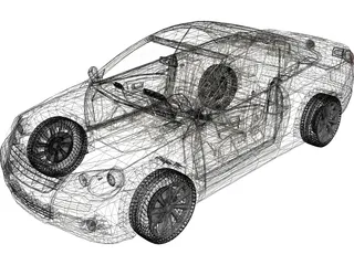 Volkswagen Eos 3D Model preview