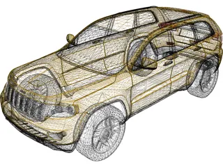 Jeep Grand Cherokee (2012) 3D Model preview