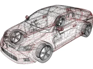 Scion tC 3D Model preview