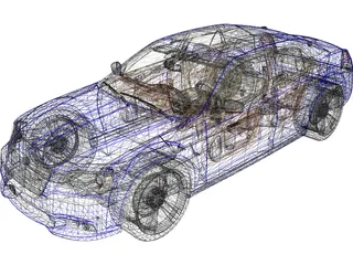 Lancia Thema (2013) 3D Model preview