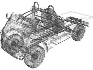 Bremach T-Rex 3D Model preview