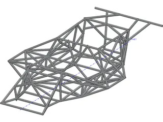Porsche 917 Frame 3D Model preview