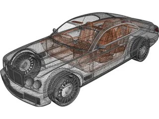 Bentley Brooklands 3D Model preview