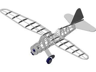 Westland Lysander 3D Model preview