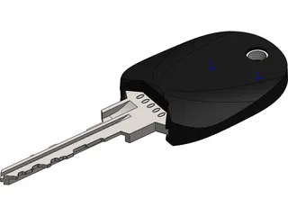 Bike Key 3D Model preview