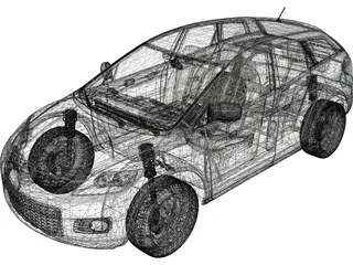 Mazda CX-7 3D Model preview