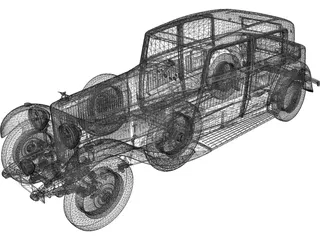 Bentley (1932) 3D Model preview