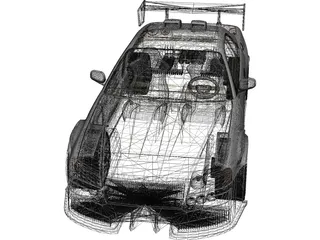 Nissan Skyline GTR [Tuned] 3D Model preview