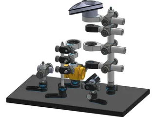 Miniature Confocal System 3D Model preview