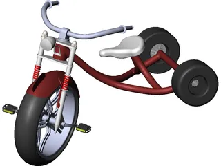 Kids Trike 3D Model preview