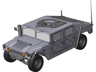 Hummer HMMWV 3D Model preview