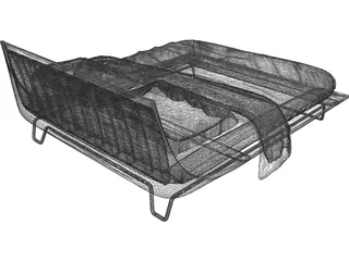 Bed 3D Model preview