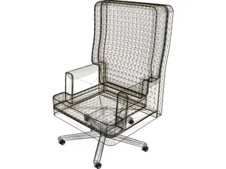 Chair Executive 3D Model preview
