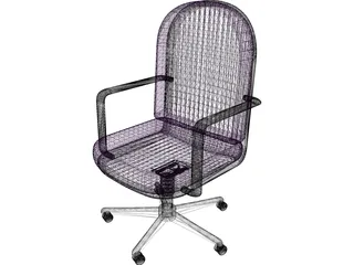 Chair Office 3D Model preview