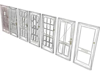 Door Collection 3D Model preview