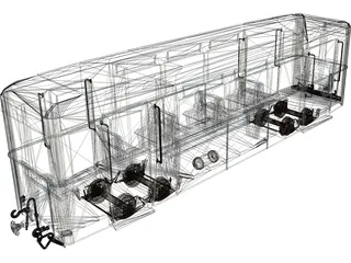 Carrage 3D Model preview