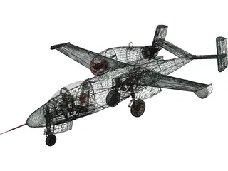 Heinkel He 162 A-2 Salamander 3D Model preview