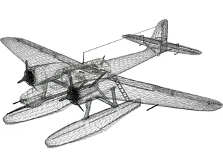 Heinkel He 115C-1 3D Model preview