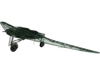 Horten Ho 229 A-1 3D Model preview