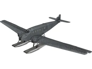Junkers Ju G 24 3D Model preview