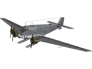 Junkers Ju 52 G5 3D Model preview