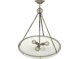 Lamp Hanging 3D Model preview