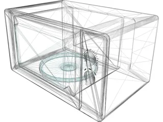 Microwave 3D Model preview