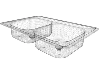 Kitchen Sink 3D Model preview