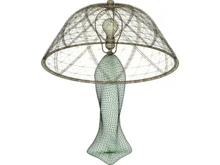 Lamp Table 3D Model preview