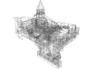 Marres Castle 3D Model preview
