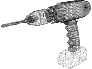 Drill Cordless 3D Model preview