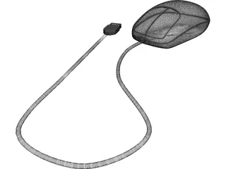 Computer Mouse 3D Model preview