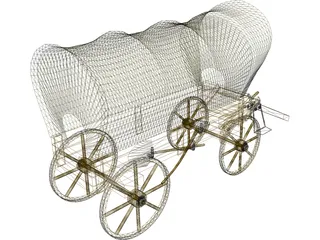 Wagon 3D Model preview